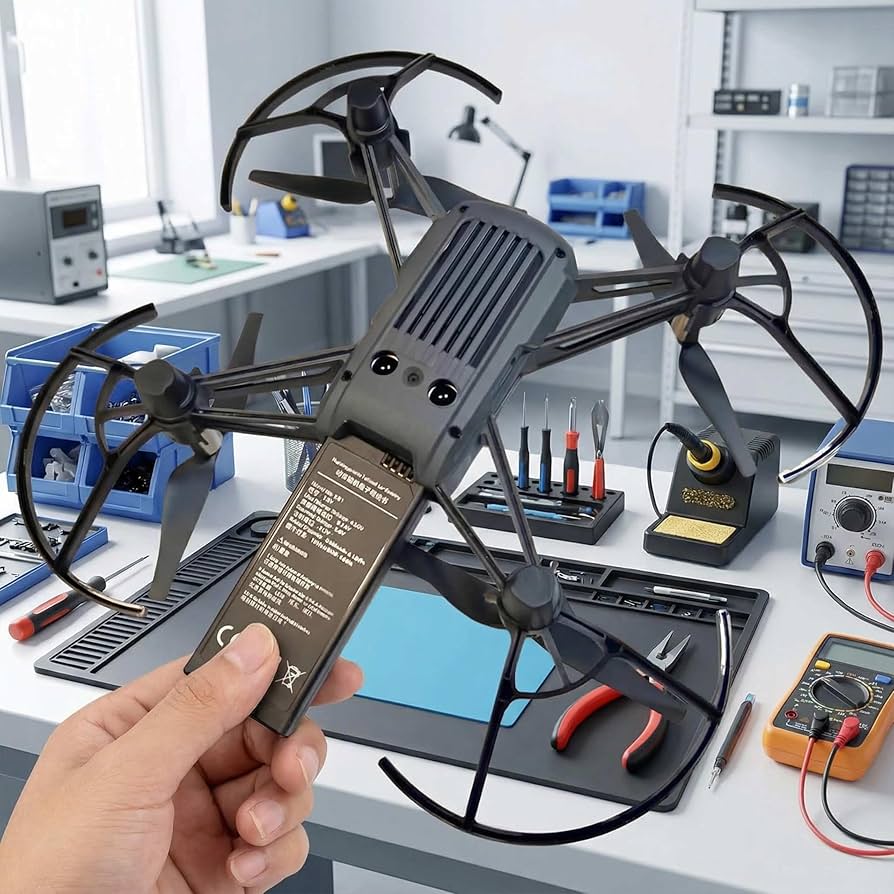 Amazon | Ryze Tech DJI Tello バッテリー用 1100mAh 3個 + USB Speed